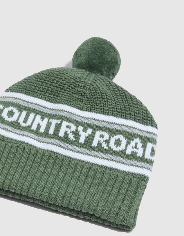 Country Road Logo Knit Beanie