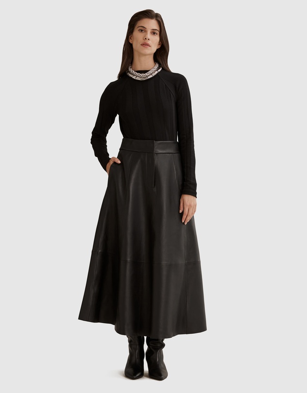 Country Road Rib Self Stripe Top