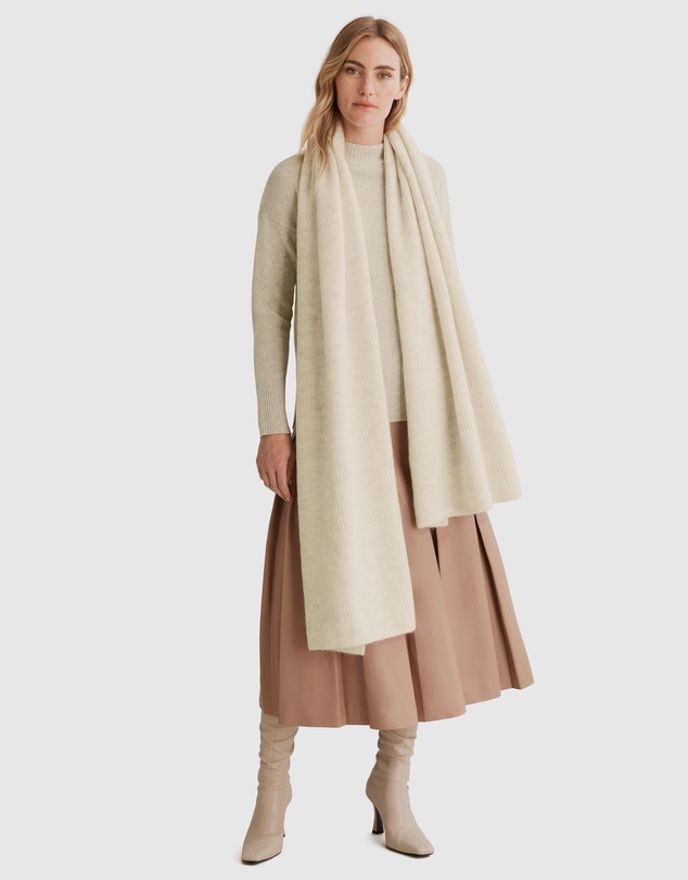 Country Road Australian Merino Wool Rib Detail Pullover