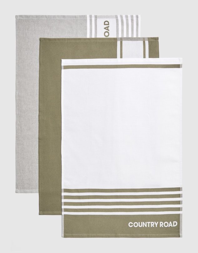 Country Road Aeri Tea Towel Pack Of 3