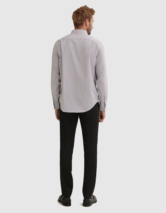 Country Road Regular Fit Windowpane Travel Shirt