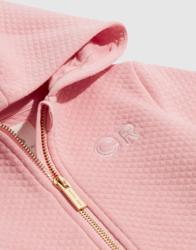 Country Road Organically Grown Cotton Quilted Hooded Sweat