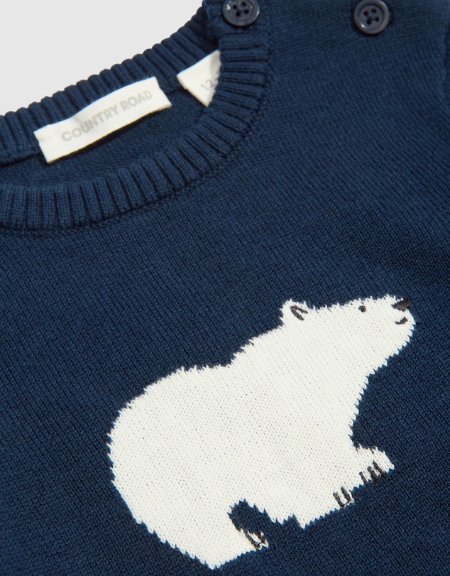 Country Road Polar Bear Knit
