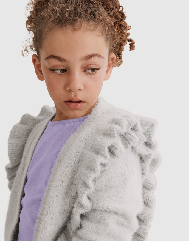 Country Road Frill Knit Cardigan