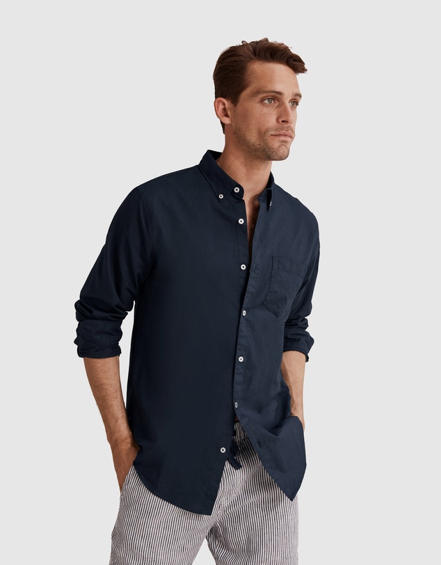Country Road Regular Fit Washed Button Down Oxford Shirt