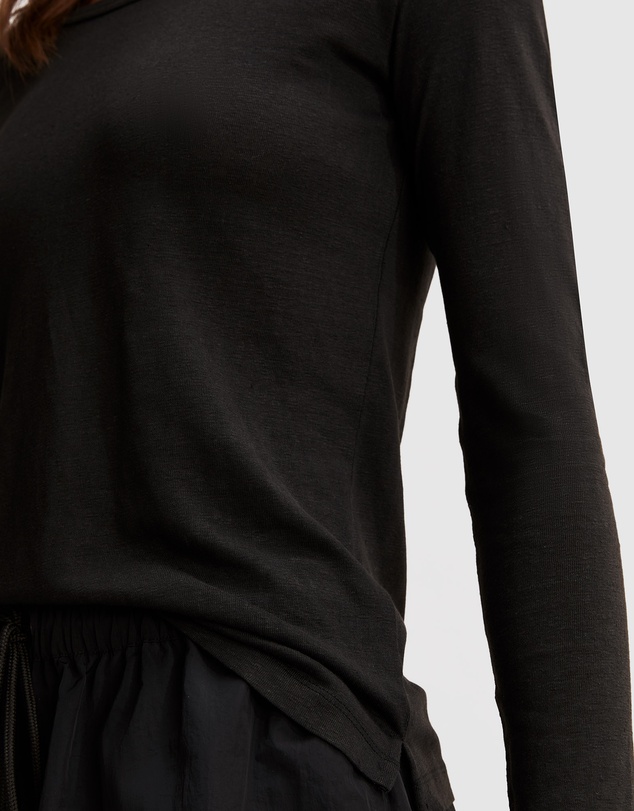 Country Road Long Sleeve Linen T-Shirt