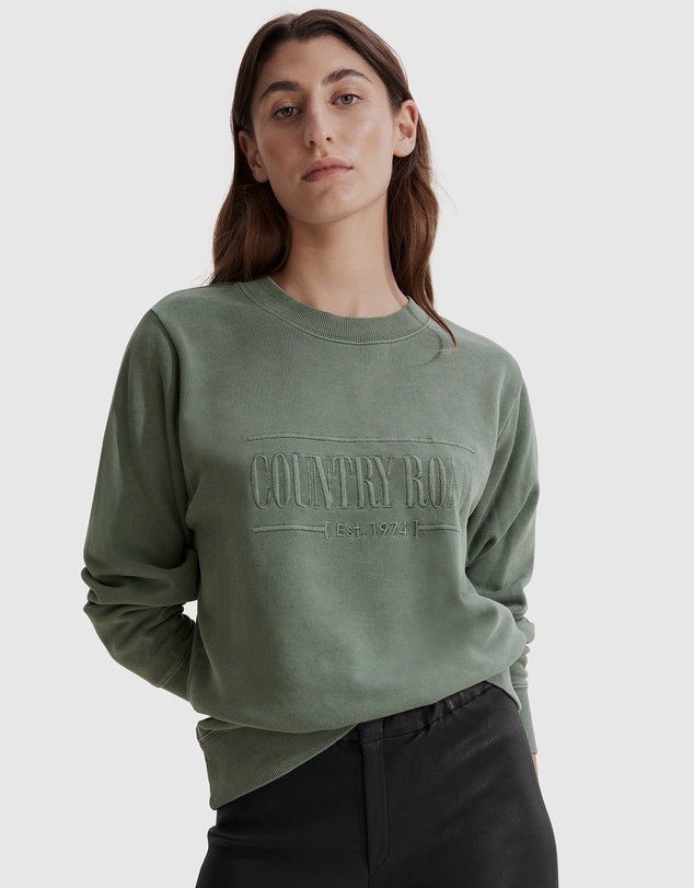 Country Road Verified Australian Cotton Heritage Sweat
