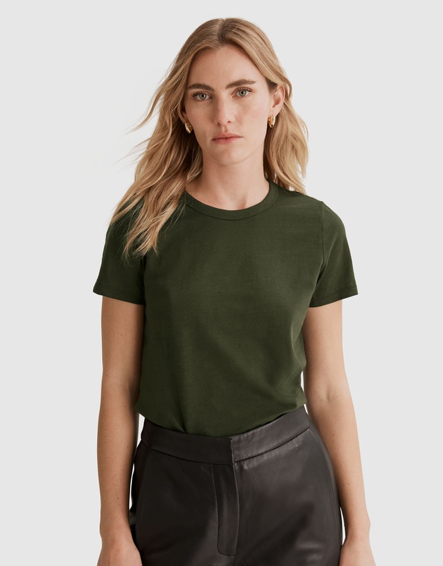 Country Road Short Sleeve Australian Cotton Slub T-Shirt