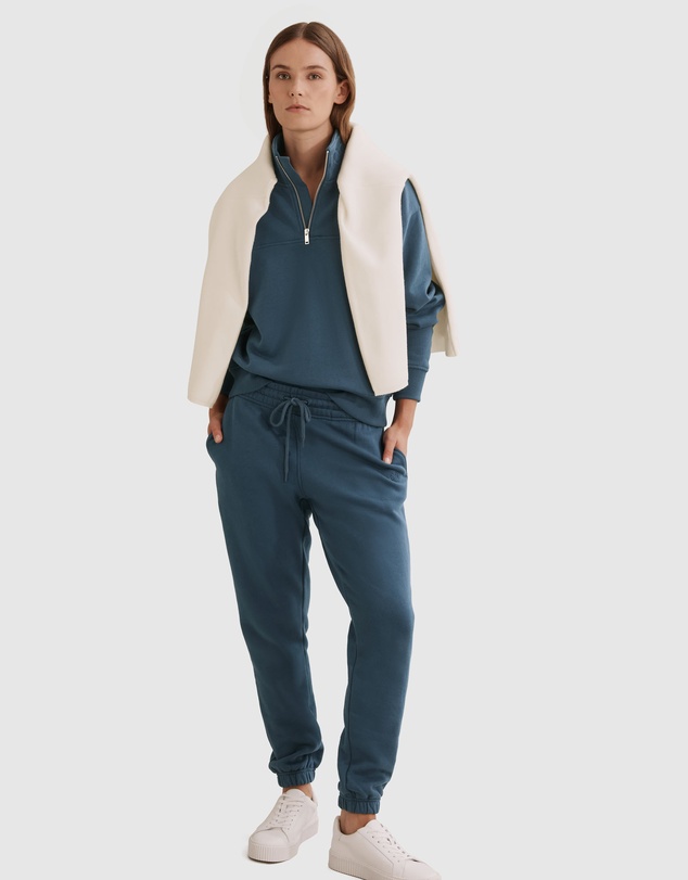 Country Road Australian Cotton Zip Collar Sweat