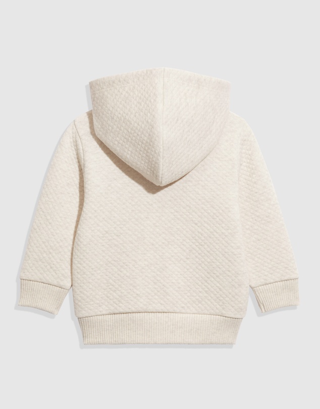 Country Road Unisex Organically Grown Cotton Quilted Hooded Sweat