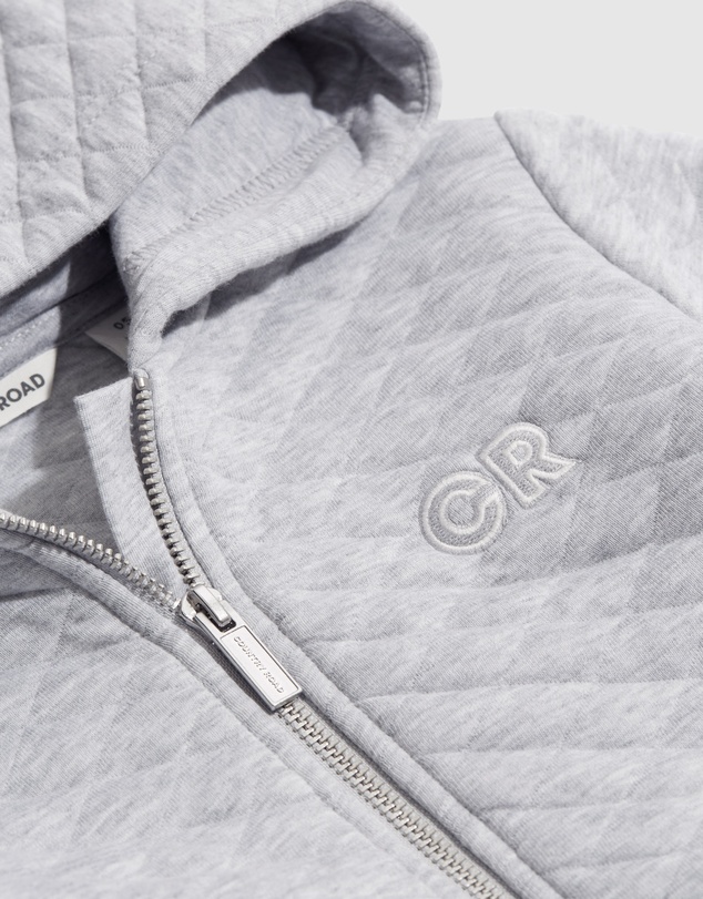 Country Road Australian Cotton Quilted Hooded Sweat