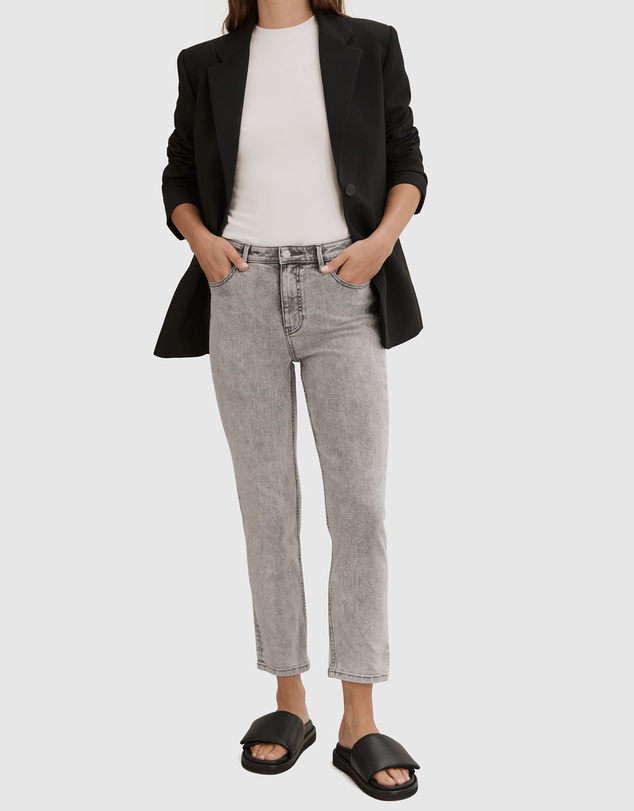 Country Road Australian Cotton High Waist Straight Jean