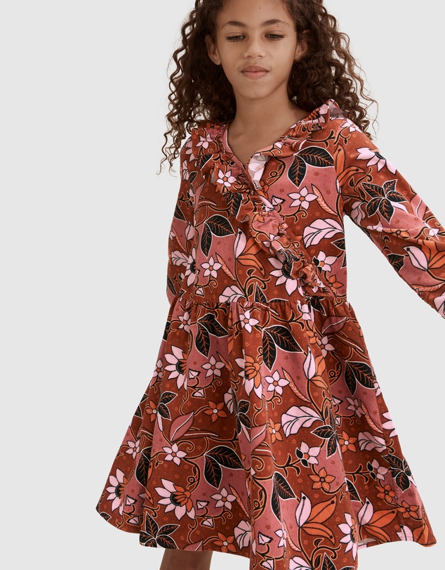Country Road Autumn Floral Dress
