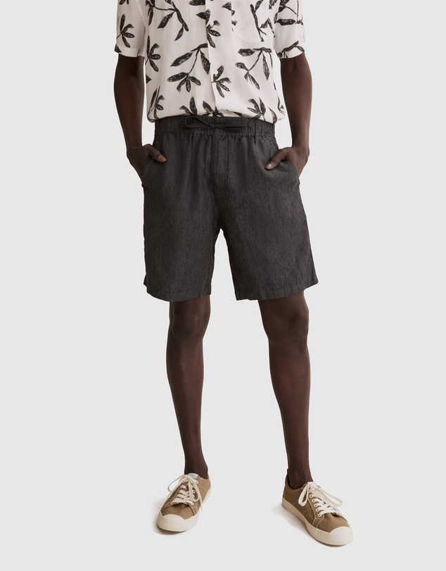 Country Road Organically Grown Linen Drawcord Short