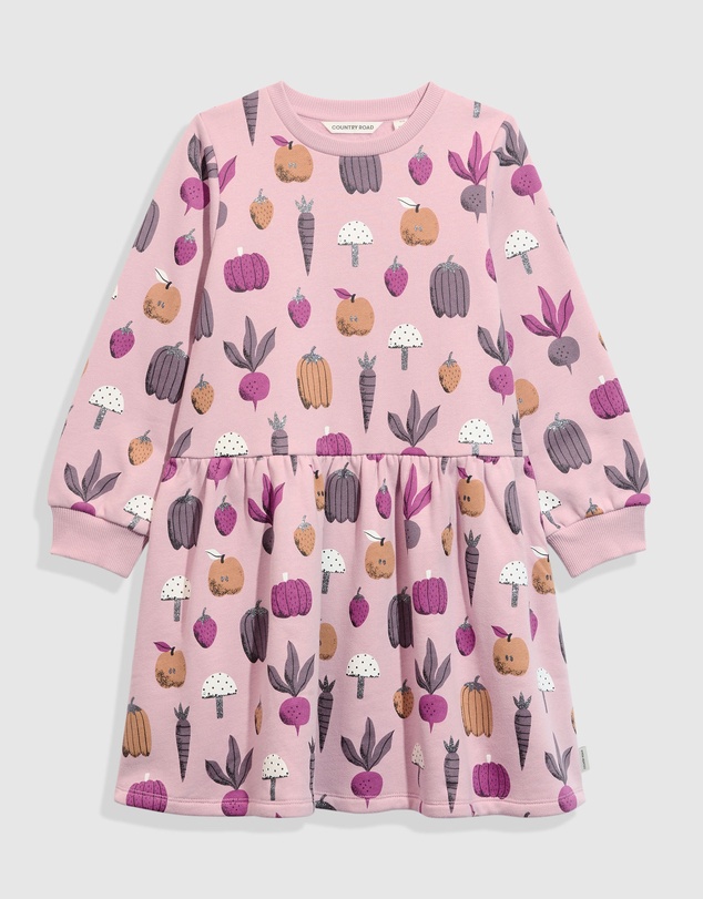 Country Road Organically Grown Cotton Veggie Sweat Dress