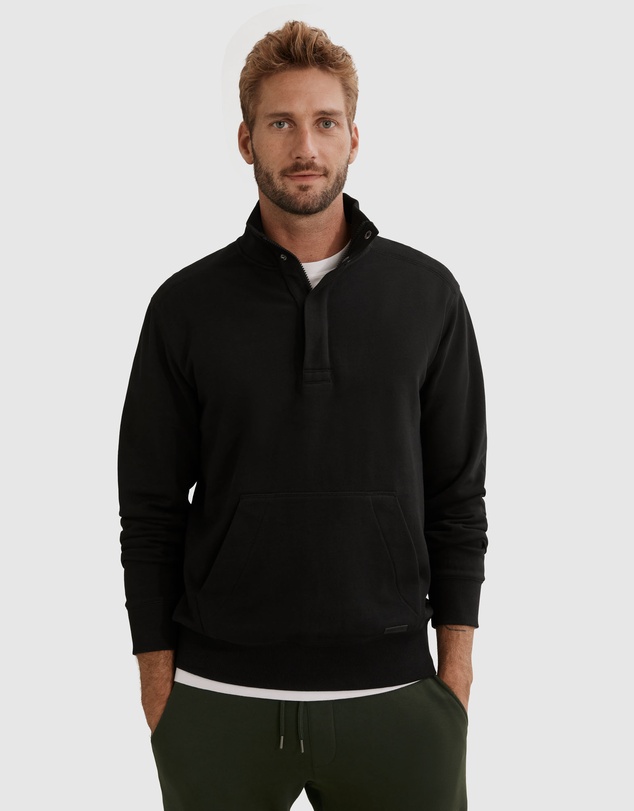 Country Road Towards Circularity - Recycled Cotton Mock Neck Sweat