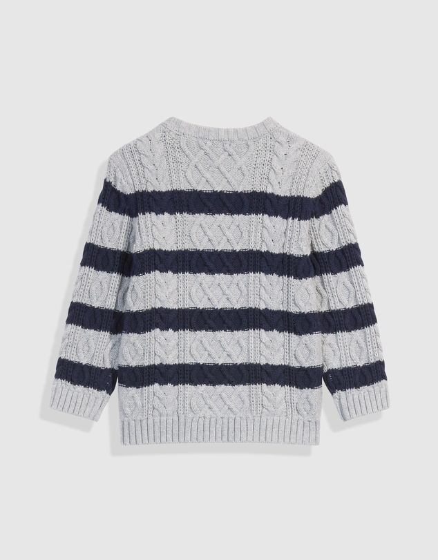 Country Road Unisex Cable Crew Knit