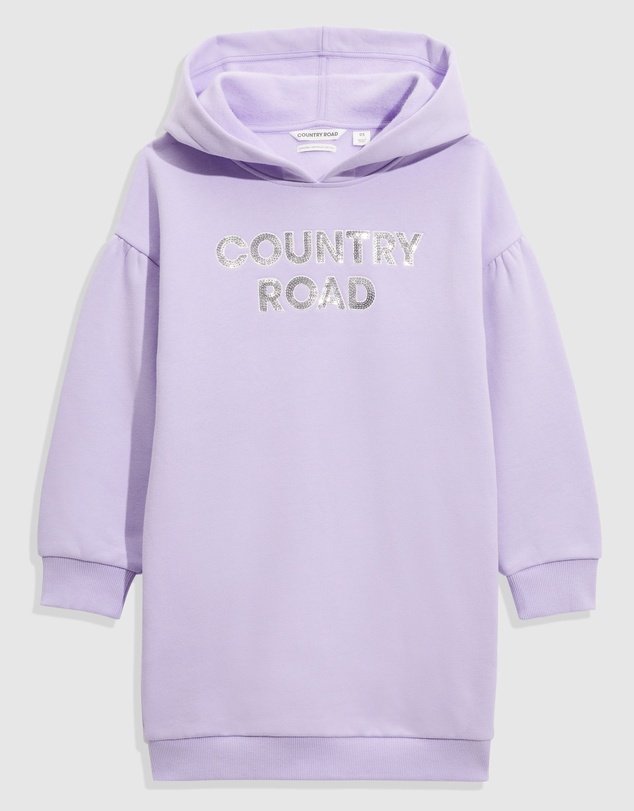 Country Road Australian Cotton Logo Hooded Sweat Dress