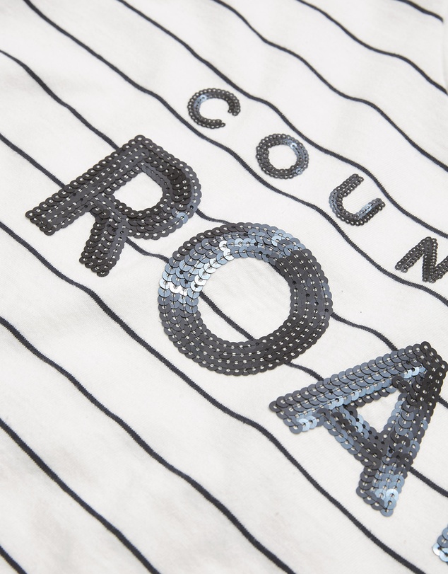 Country Road Teen Recycled Cotton Logo Sequin T-Shirt