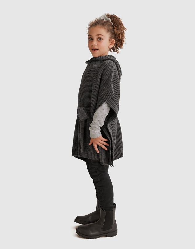 Country Road Knit Poncho