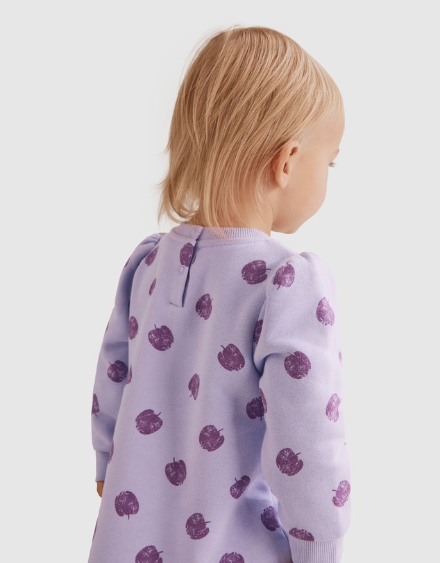 Country Road Organically Grown Cotton Apple Logo Sweat Dress