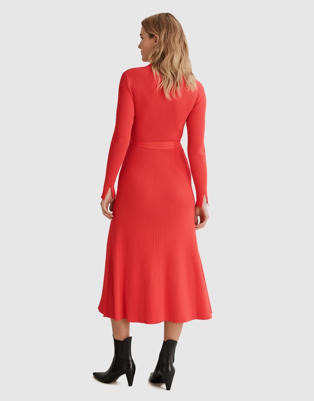 Country Road Textured Rib Dress