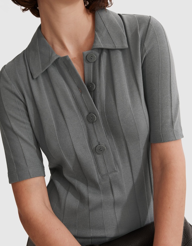 Country Road Cotton Modal Polo Dress