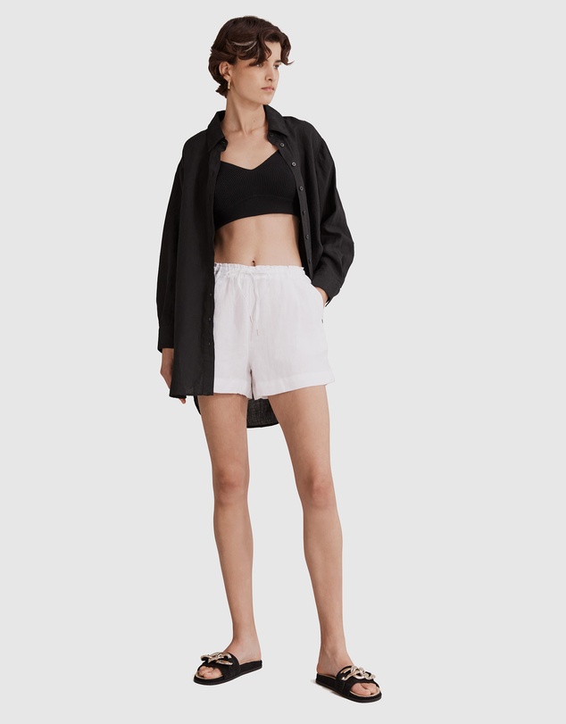 Country Road Organically Grown French Linen Short