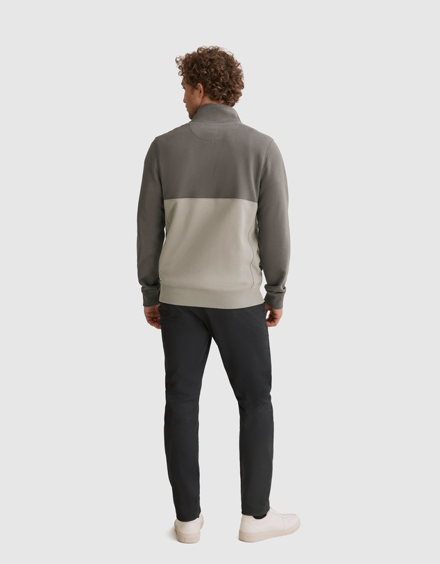 Country Road Australian Cotton Logo Panel Half Zip Sweat