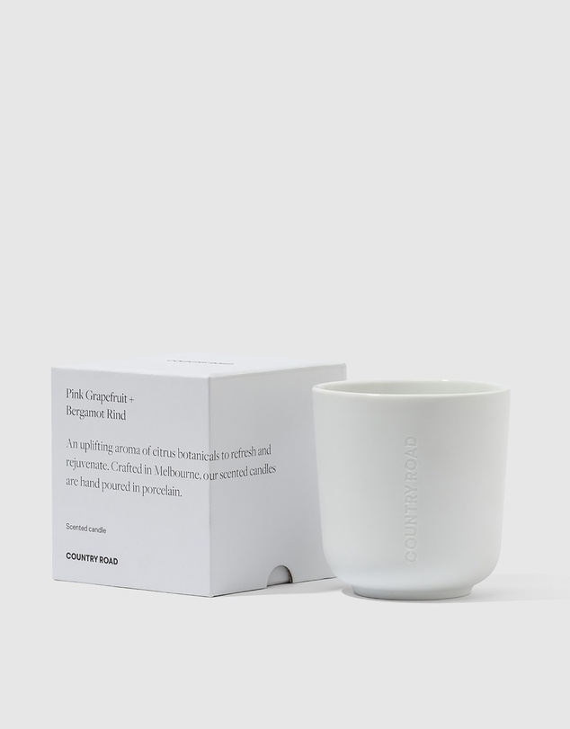 Country Road Pink Grapefruit + Bergamot Rind Medium Candle