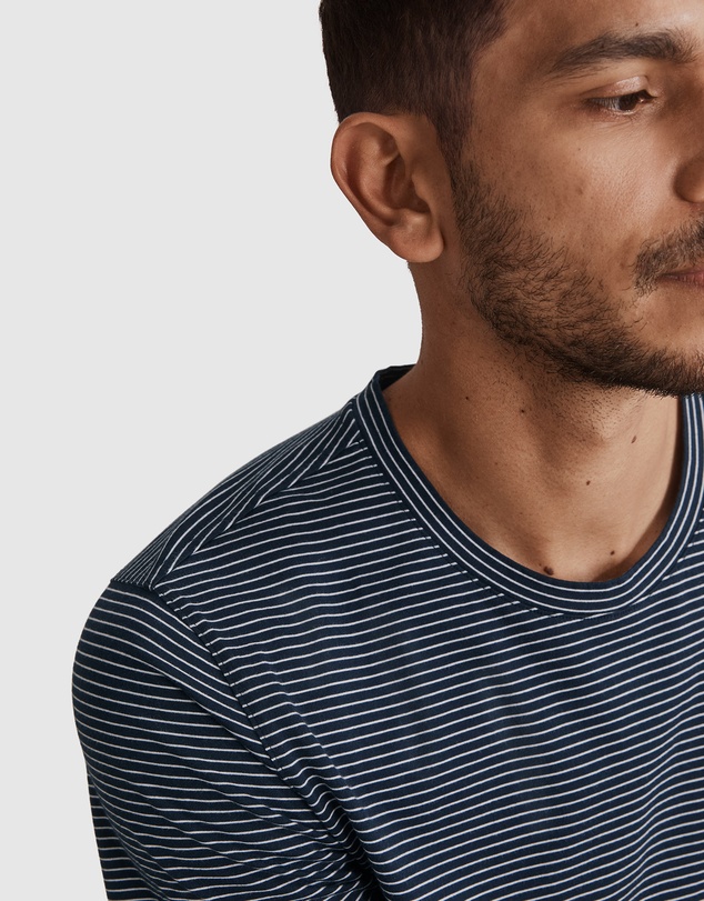 Country Road Mini Stripe Pima Crew T-Shirt