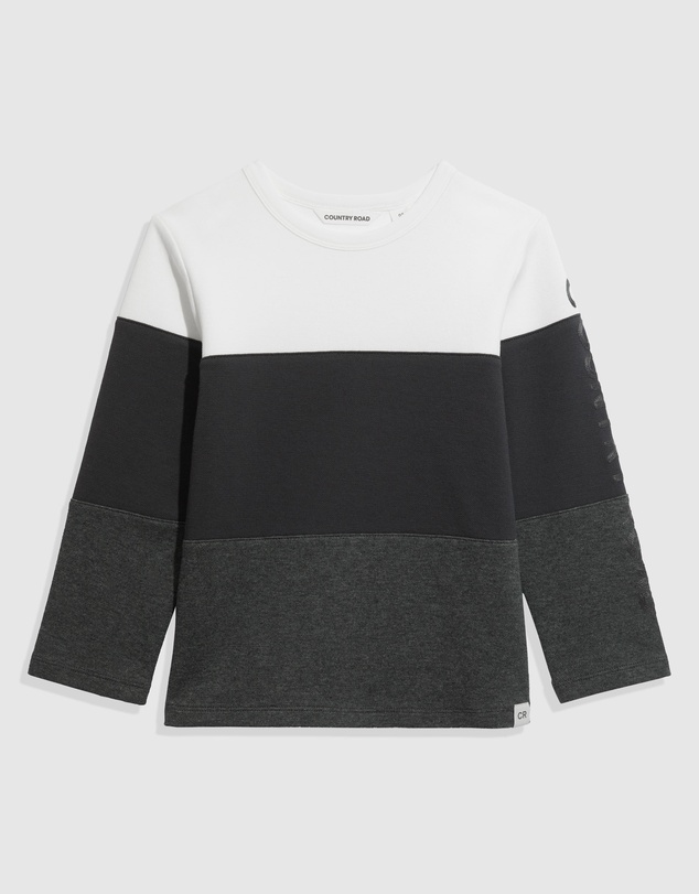 Country Road Organically Grown Cotton Block Stripe T-Shirt