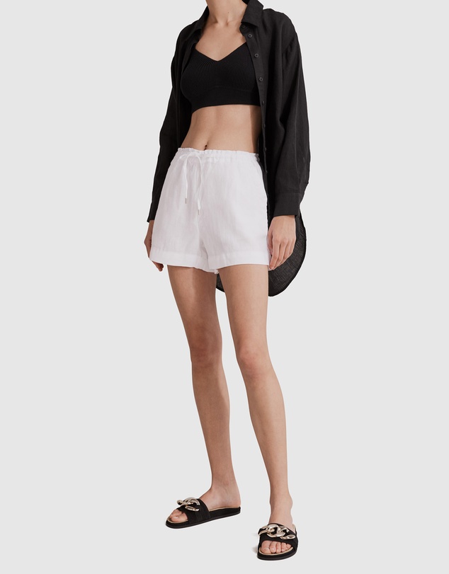 Country Road Organically Grown French Linen Short