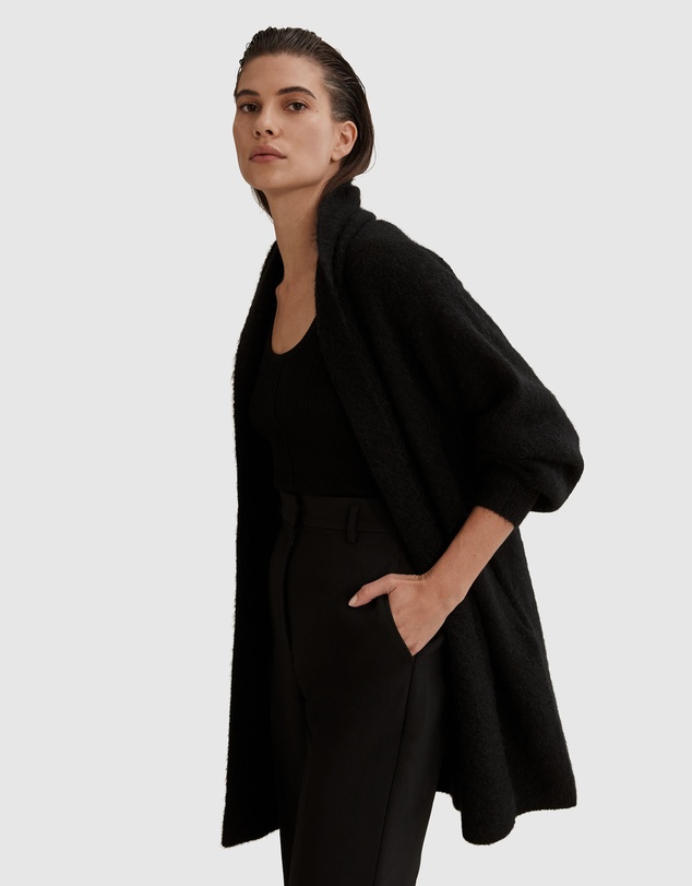 Country Road Longline Fluffy Cardigan