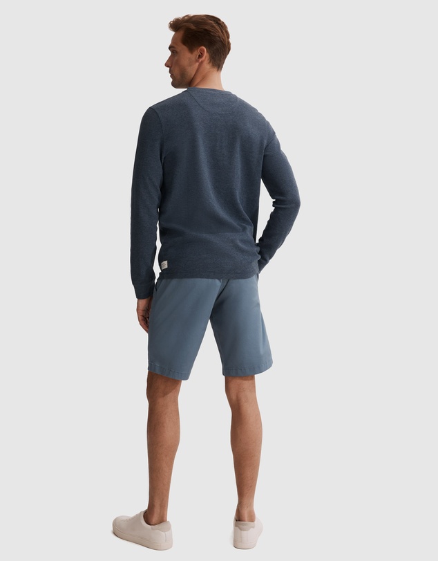 Country Road Long Sleeve Waffle Henley