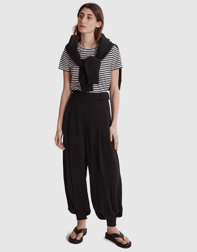 Country Road Australian Cotton Stripe Short Sleeve Cotton Slub T-Shirt