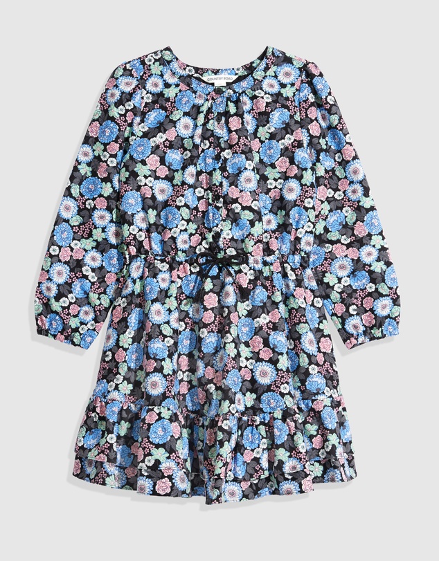 Country Road Floral Button Dress