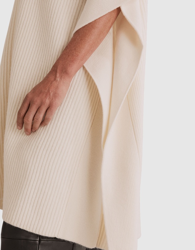 Country Road Zip Through Knit Poncho