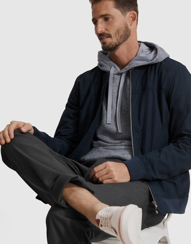 Country Road Washed Bomber Jacket