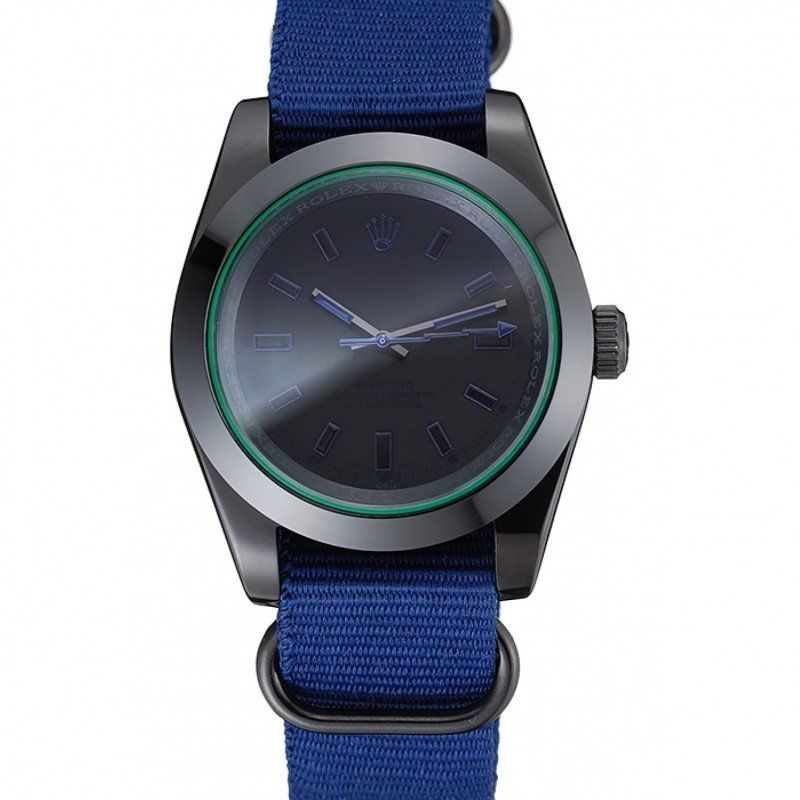 rol€x Milgauss Bamford Blue Nylon Strap 622005