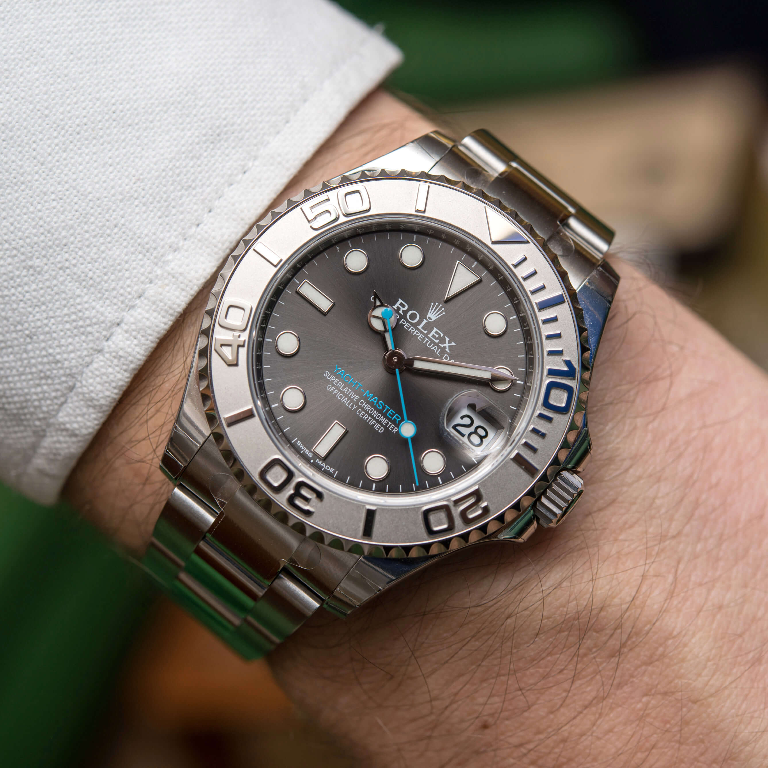 rol€x Yacht-Master 40MM Rhodium Dial 126622-0001