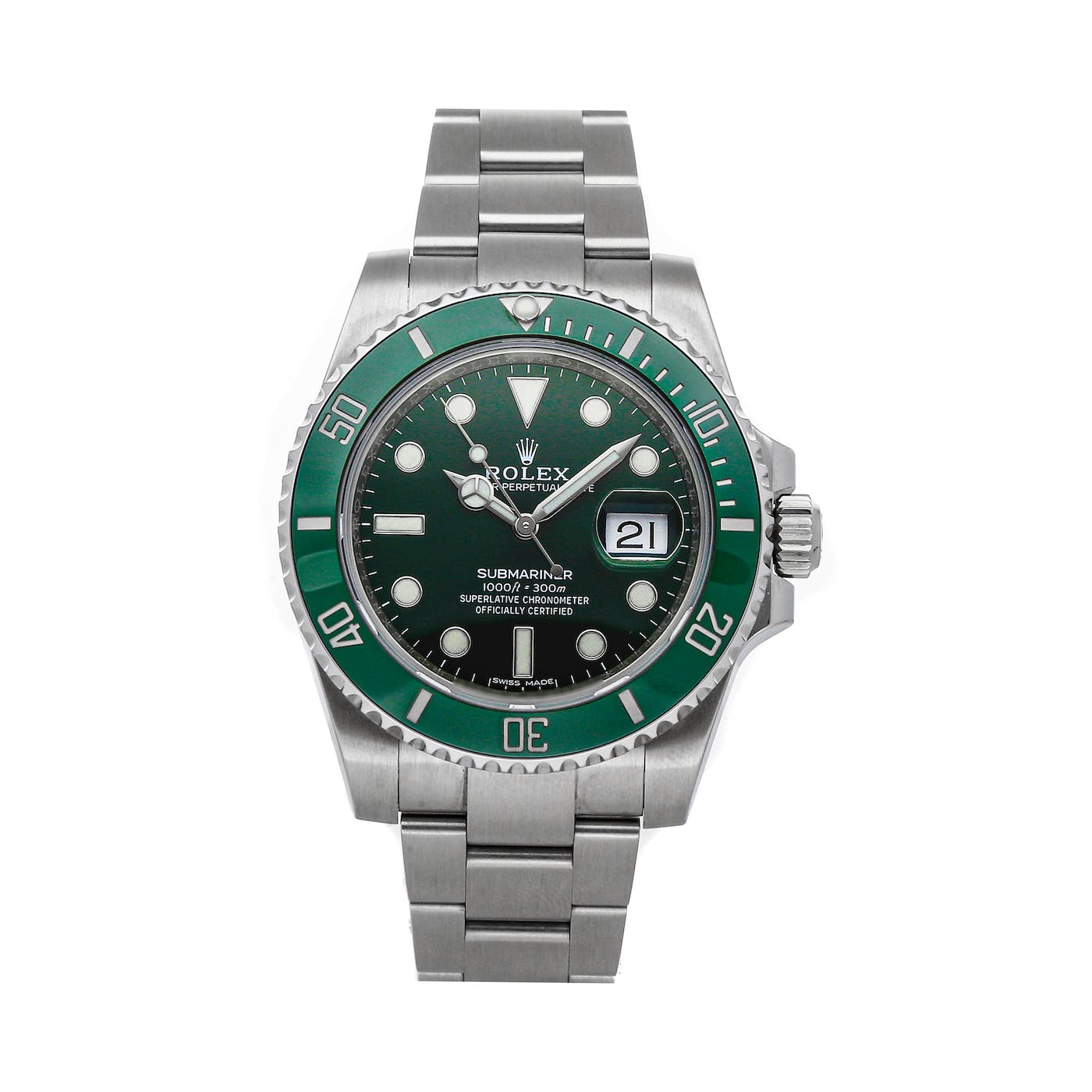 rol€x Perpetual Submariner 116610lv Series