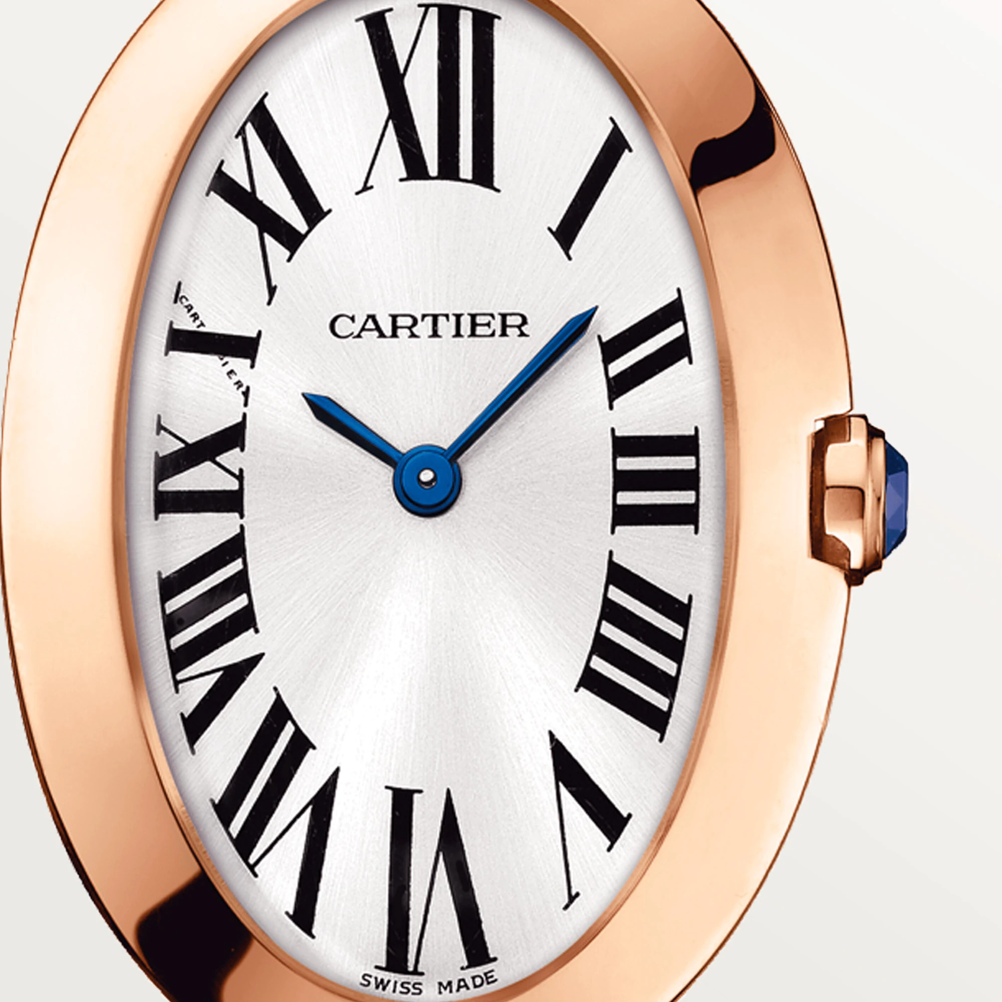 C@RTIER Baignoire 18K Rose Gold Ladies Watch, W8000007