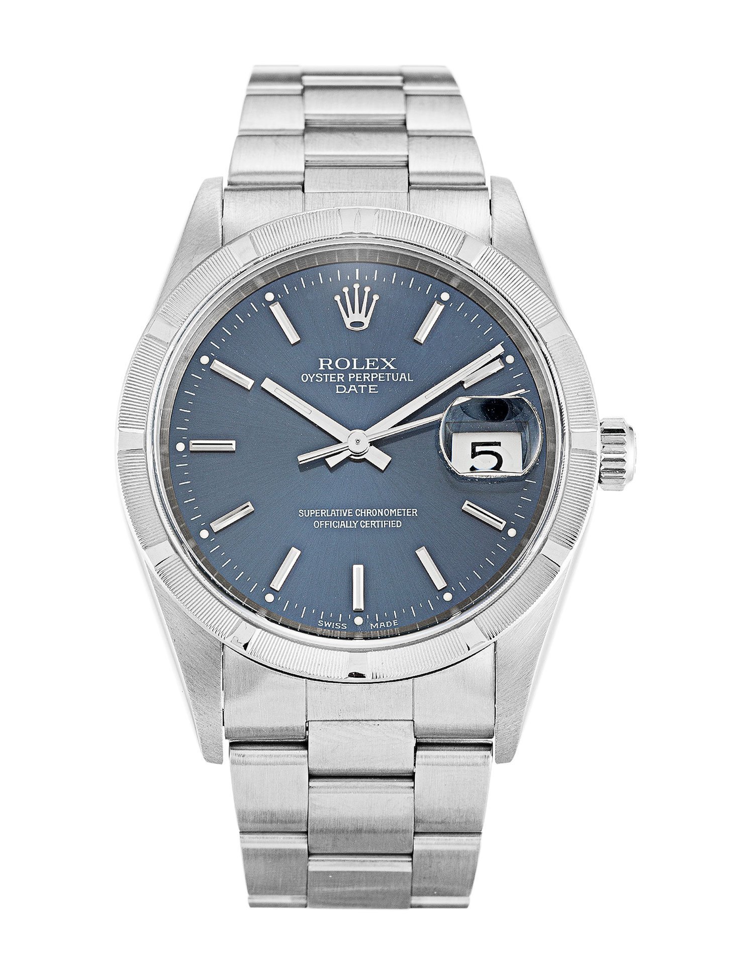 rol€x Oyster Perpetual Date 34mm Blue 15210