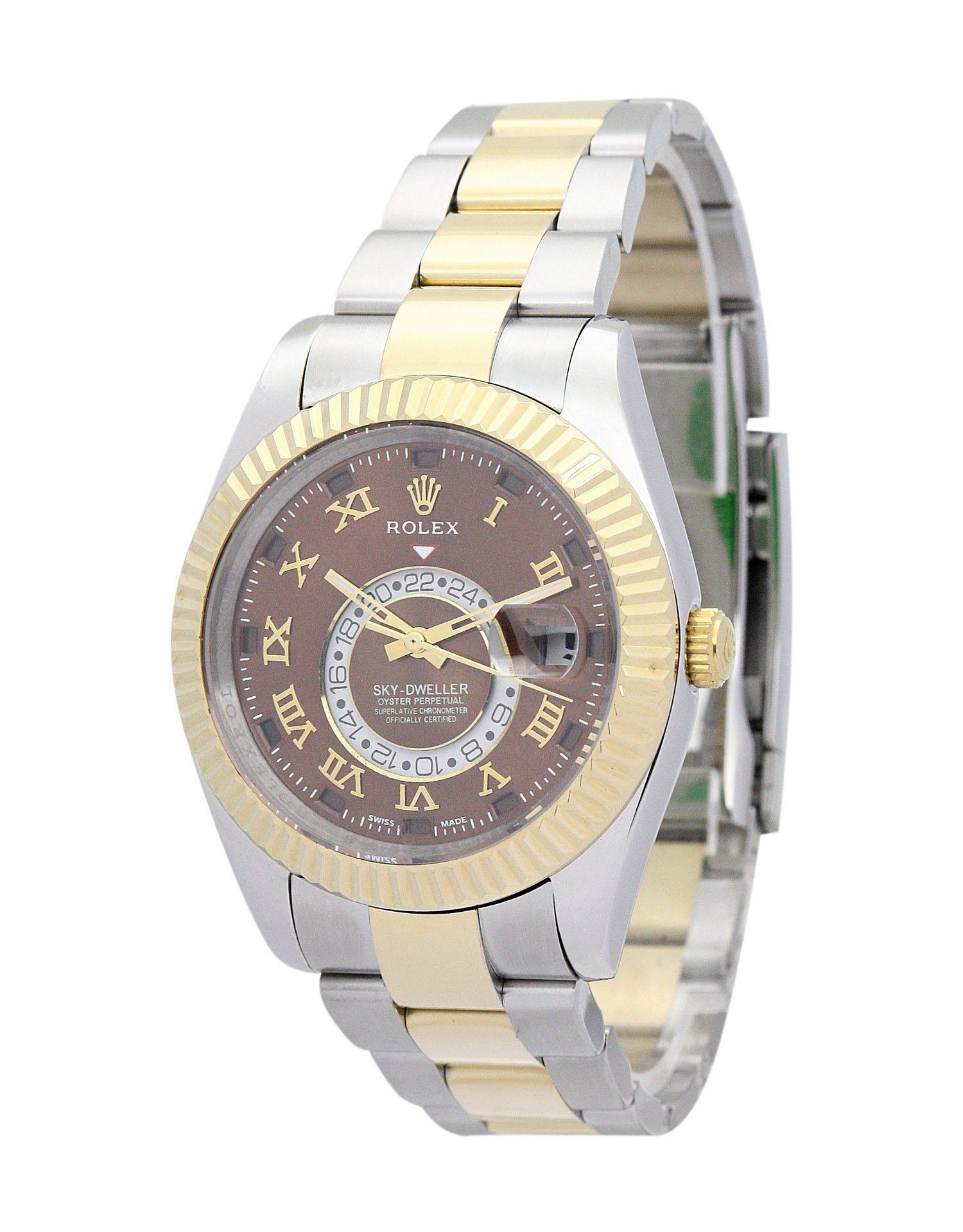 rol€x Sky-Dweller 326938 Gold & Silver