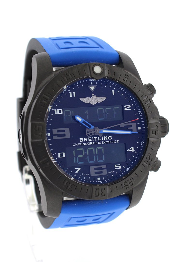 BRE!TLING Exospace B55 Black Titanium Mens Watch Vb5510h2/Be45