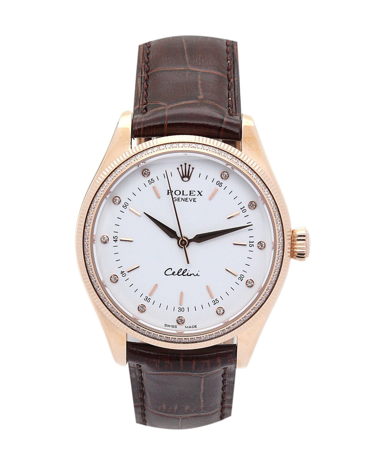 rol€x Cellini 5310 White & Gold