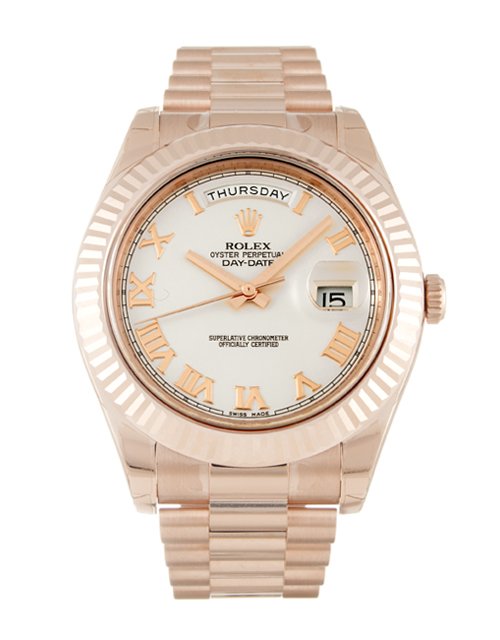rol€x Day-Date II Ivory Dial 218235