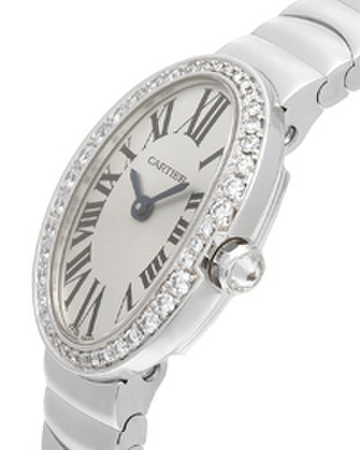 C@RTIER Baignoire 18K White Gold & Diamond Lady��s Watch, WB520025