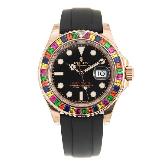 rol€x Yacht-Master Men's Black Watch - 116695 SATS